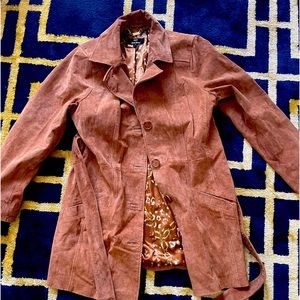 Dennis Basso Luxury 100% leather Coat